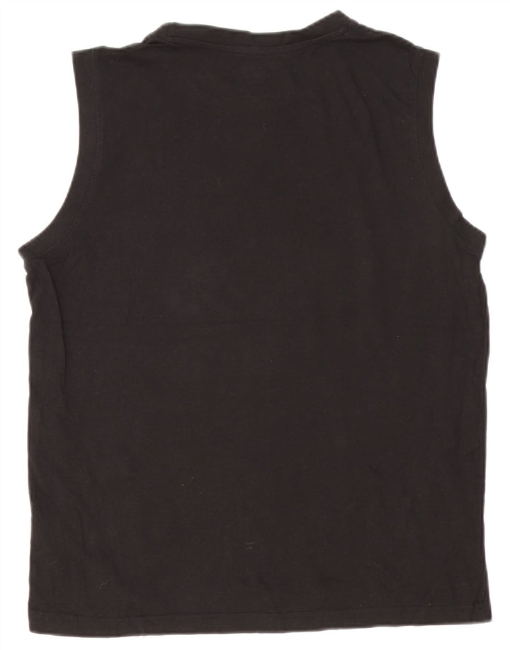 Kappa Herren Graphic Vest Top XL Schwarz Baumwolle