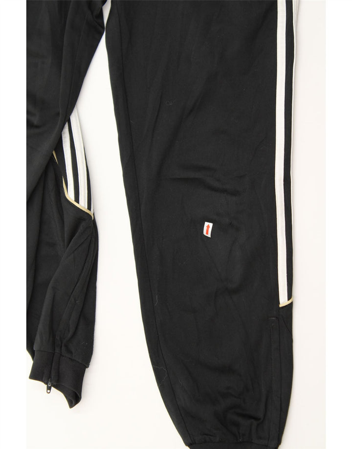 ADIDAS Boys Tracksuit Trousers Joggers 11-12 Years  Black Polyester Vintage Adidas and Second-Hand Adidas from Messina Hembry 