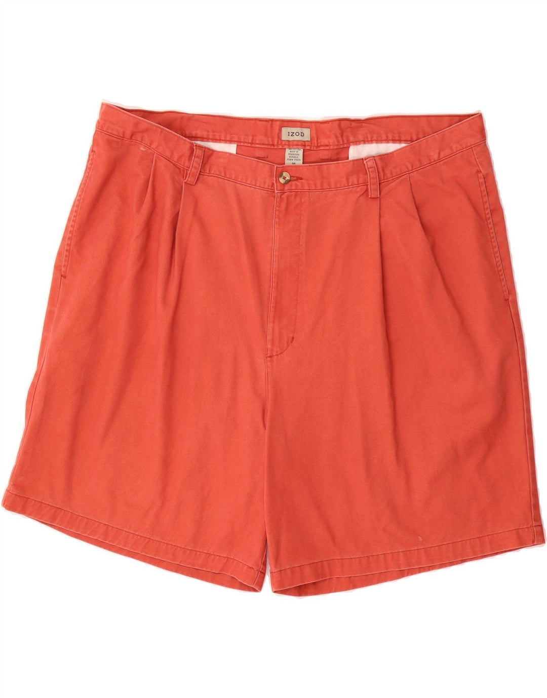 IZOD Mens Pegged Chino Shorts W44 2XL Red Cotton Vintage Izod and Second-Hand Izod from Messina Hembry 