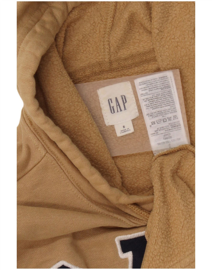 Gap Herren-Kapuzenpullover mit Grafik, Größe S, beige, Baumwolle