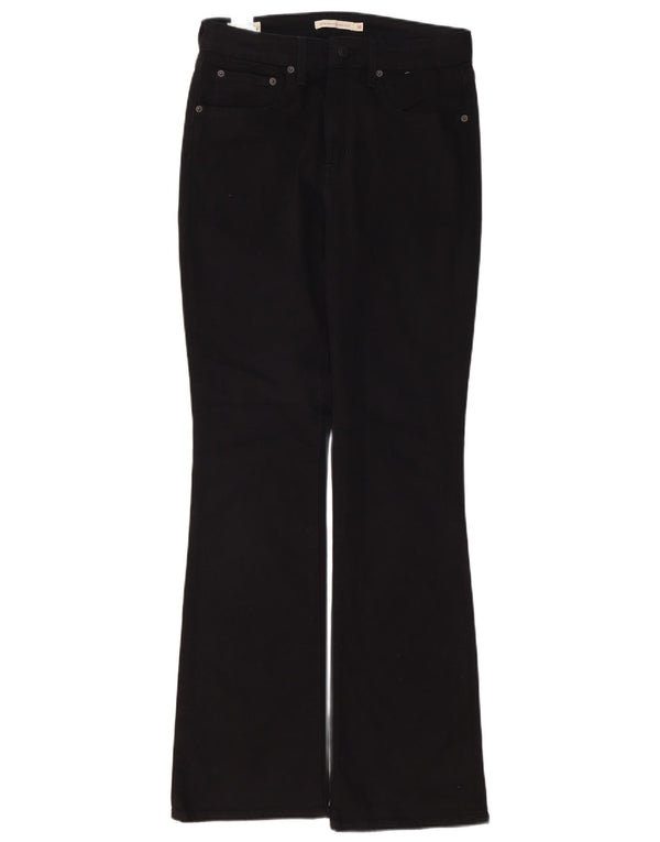 LEVI'S Damen 725 Bootcut-Jeans mit hohem Bund, W30 L32, schwarze Baumwolle