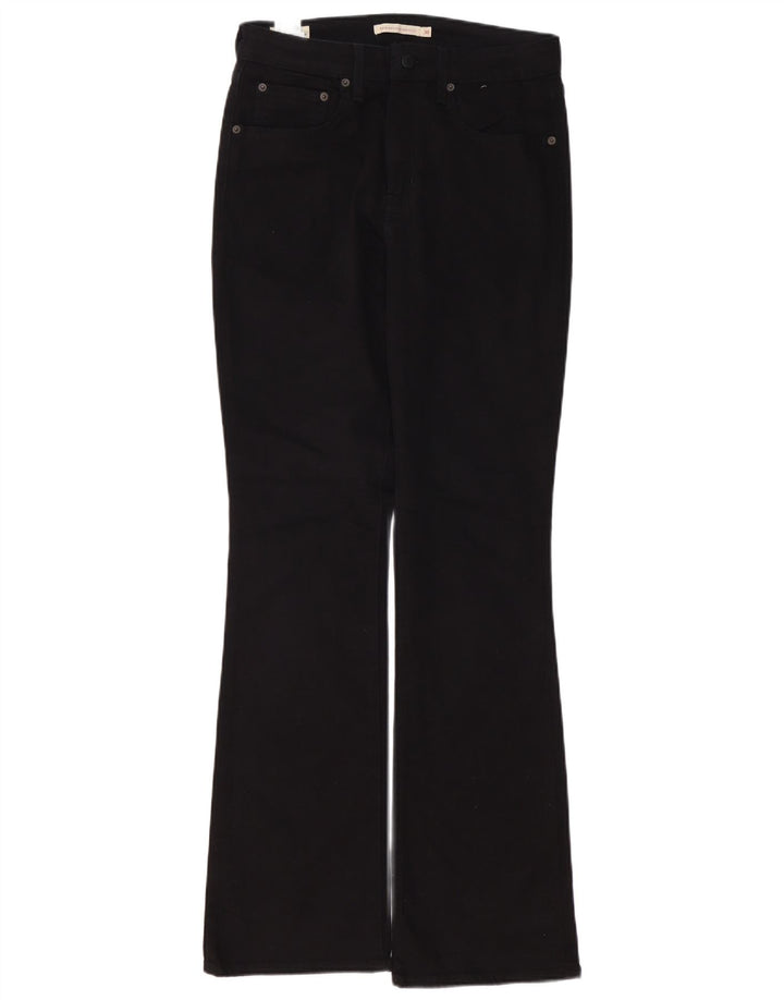 LEVI'S Damen 725 Bootcut-Jeans mit hohem Bund, W30 L32, schwarze Baumwolle