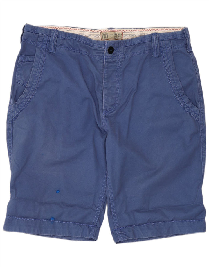 Fat Face Herren-Chinoshorts, W36, Größe L, Blau, Baumwolle