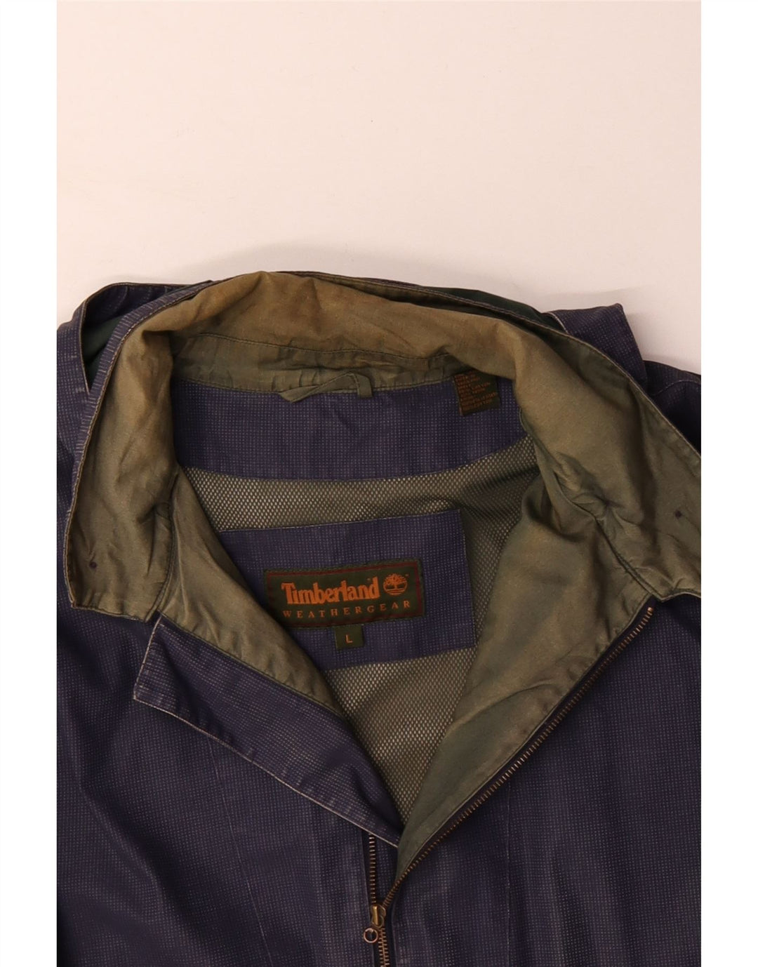 TIMBERLAND Herren Weathergear Kapuzen-Regenjacke UK 40 Large Marineblau