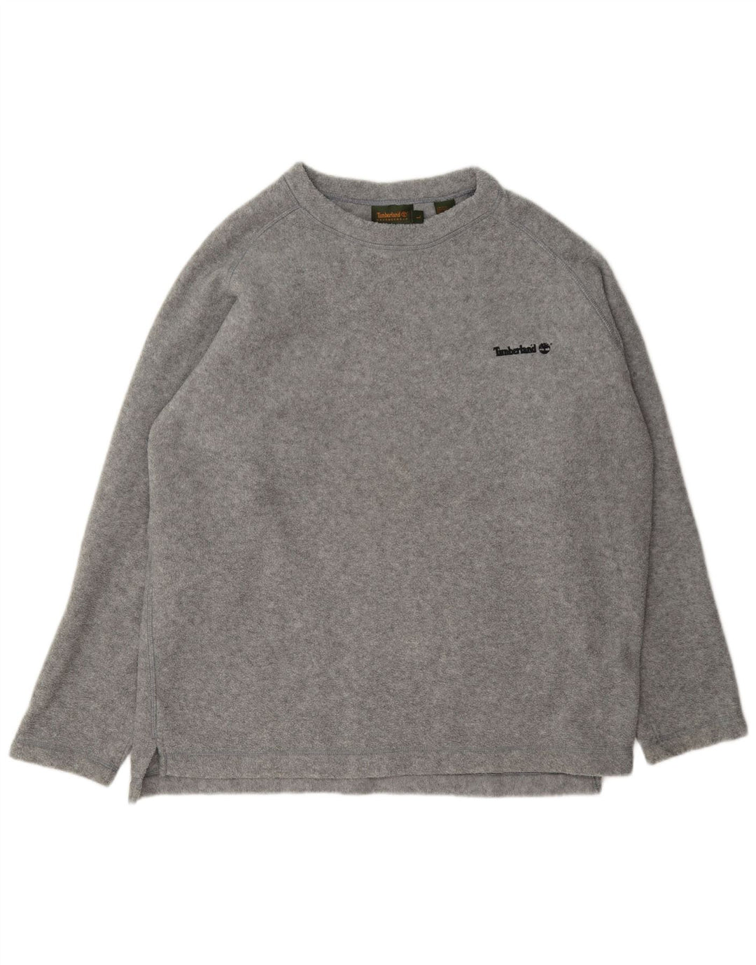 Timberland Herren-Fleecepullover, großes grau geflecktes Polyester