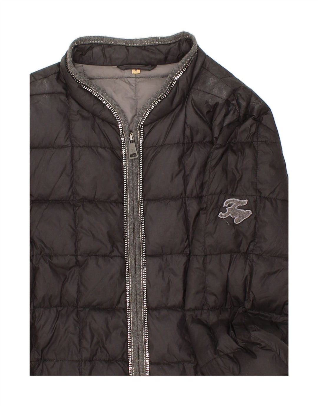 FAY Womens Padded Jacket UK 14 Medium Black Polyamide Vintage Fay and Second-Hand Fay from Messina Hembry 