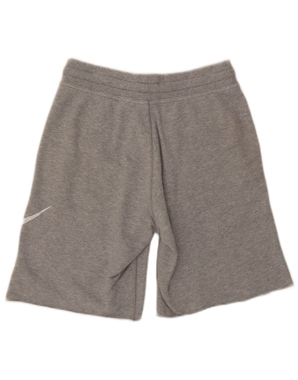 Nike Mens Graphic Sport Shorts Small Grey Cotton