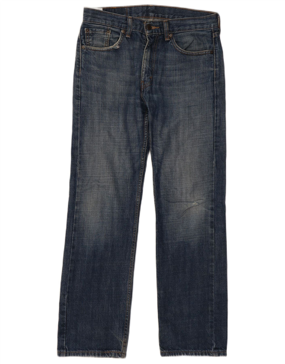 Levi's Damen Straight Jeans W30 L30 Marineblaue Baumwolle