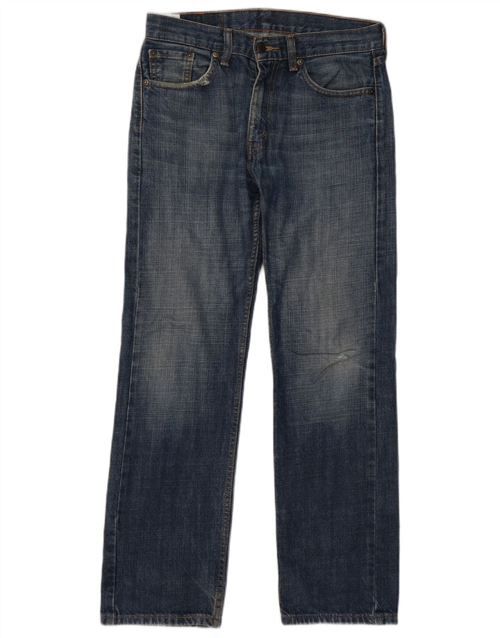 Levi's Damen Straight Jeans W30 L30 Marineblaue Baumwolle