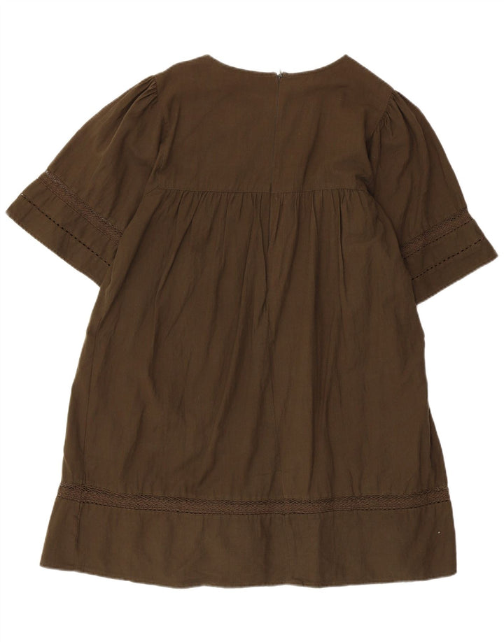 Zara Damen Playsuit UK 14 Medium Khaki