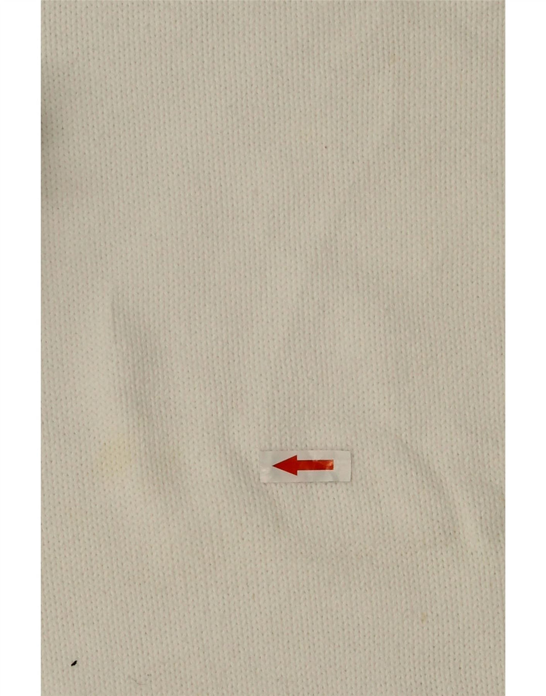 Marks & Spencer Damen-Pullover mit Rundhalsausschnitt, UK 16, Größe L, weiße Baumwolle