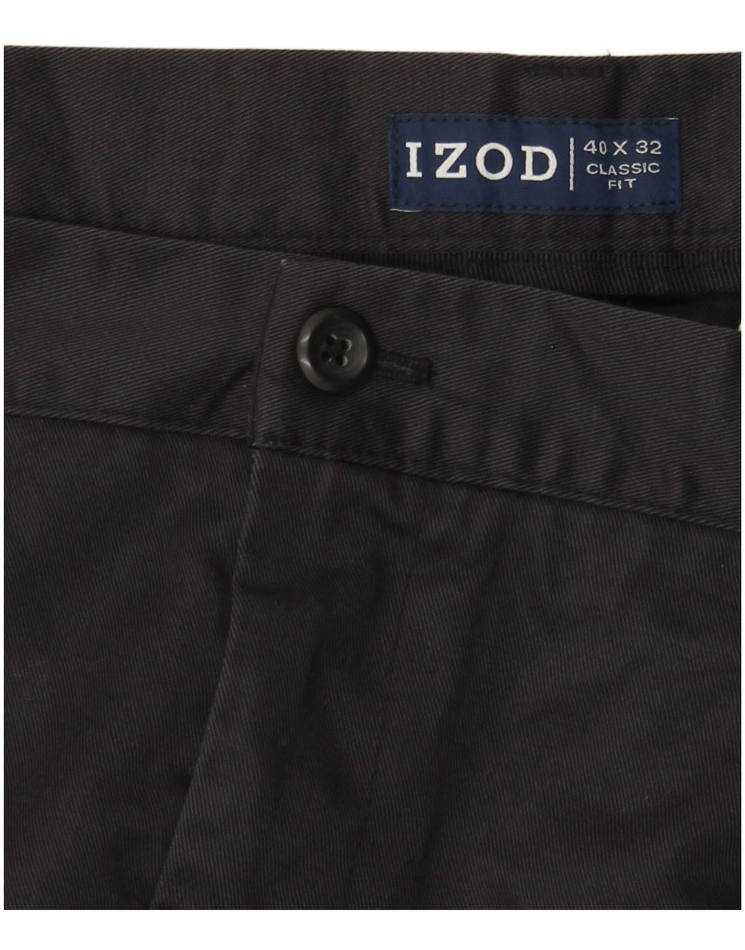 IZOD Herren-Hose mit klassischer Passform, Breite 40, Länge 25, Marineblau