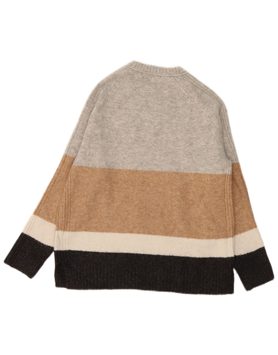 Marks & Spencer Damen Pullover mit Rundhalsausschnitt, UK 14, Mittelgrau