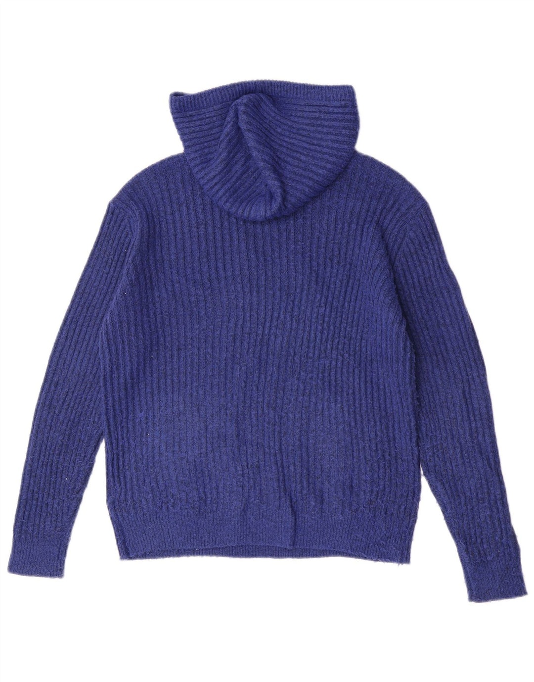 Marks & Spencer Damen Kapuzenpullover UK 14 Mittelblau meliert