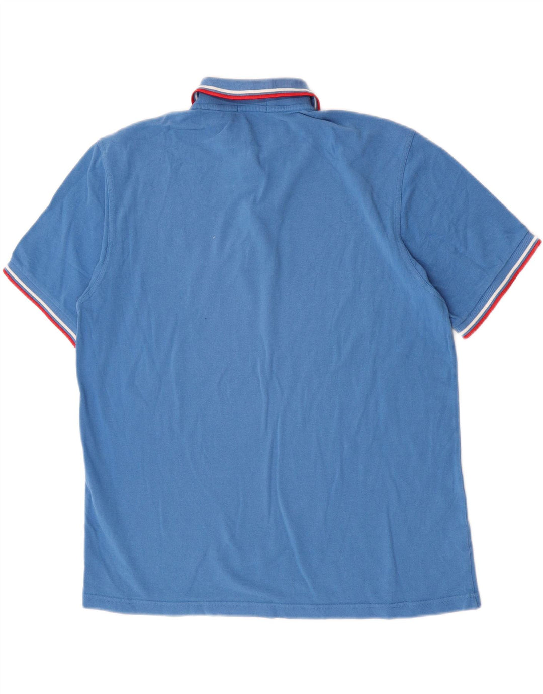 Fred Perry Herren-Poloshirt XL, blau gestreift, Baumwolle