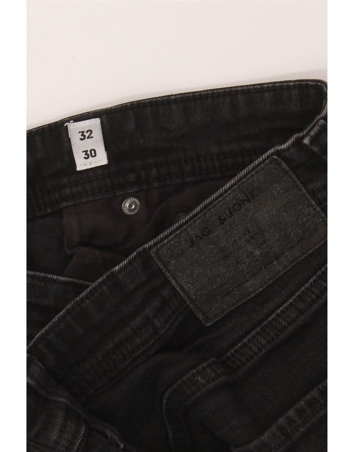 JACK & JONES Mens Slim Jeans W32 L27 Black Cotton Vintage Jack & Jones and Second-Hand Jack & Jones from Messina Hembry 