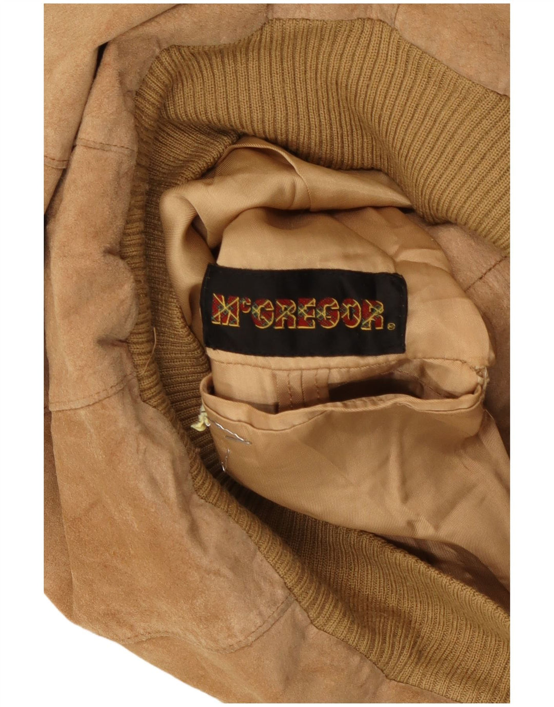 MCGREGOR Herren Wildleder Bomberjacke UK 36 Small Beige