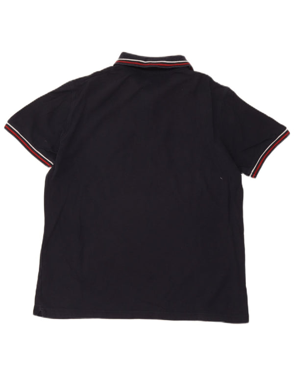 Lotto Herren-Poloshirt, mittelgroß, marineblau, Baumwolle