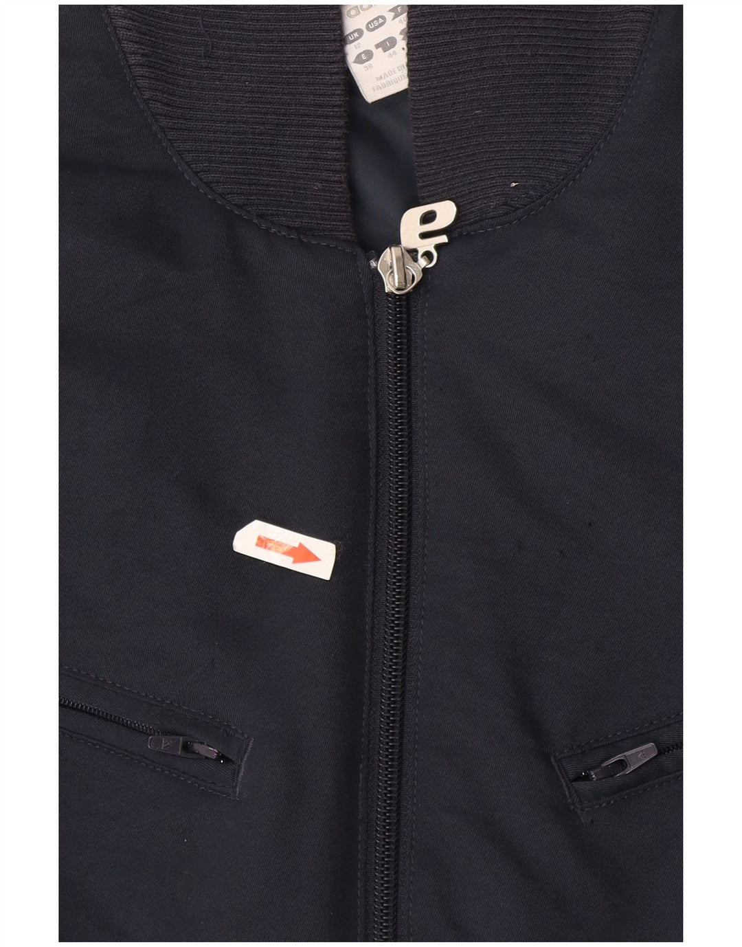 Adidas Damen Graphic Bomberjacke UK 12 Medium Marineblau Polyester