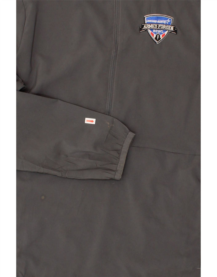 ADIDAS Womens Zip Neck Pullover Tracksuit Top UK 8/10 Small Grey Polyester Vintage Adidas and Second-Hand Adidas from Messina Hembry 