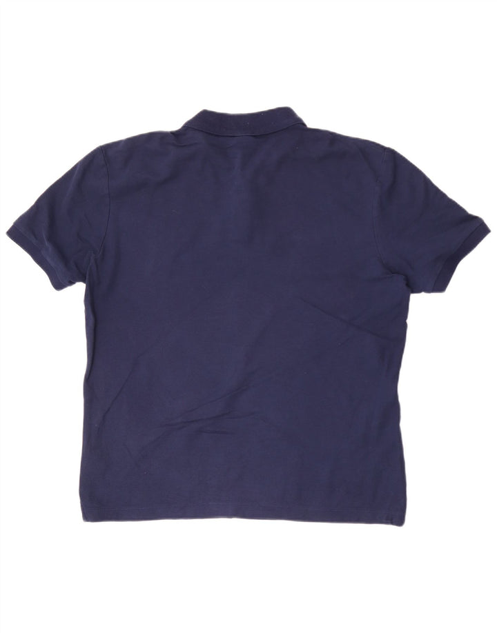 Hugo Boss Herren-Poloshirt, große marineblaue Baumwolle