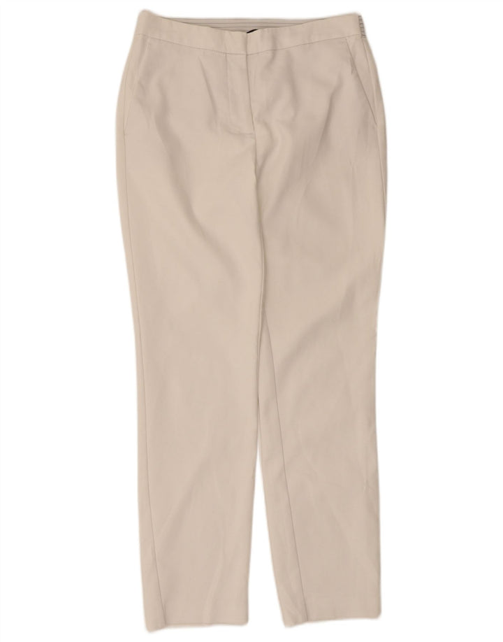 Gerade Freizeithose für Damen von Zara, Größe M, W28, L27, Weiß