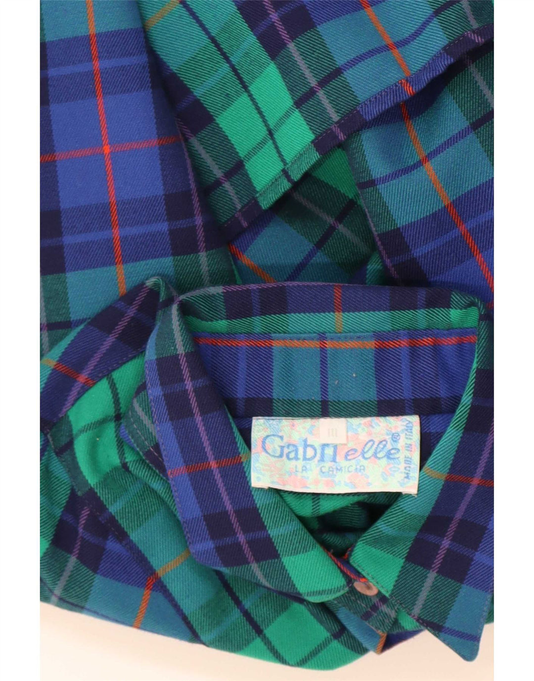 Gabri elle La Camicia Damen Flanellhemd UK 16 Großes mehrfarbiges Karomuster