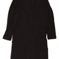 Lipsy Damen Longline Open Cardigan Pullover UK 16 Large Schwarz Polyester