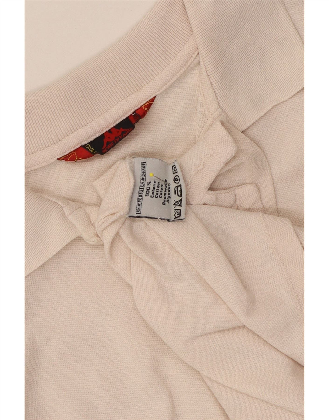 Kappa Herren Poloshirt Mittelbeige Baumwolle