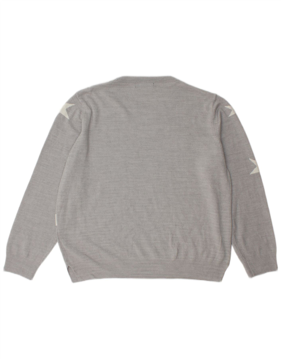 Marks & Spencer Damen-Pullover mit Rundhalsausschnitt, Gr. 40, Größe L, Grau