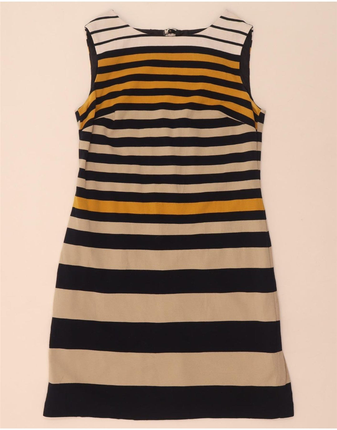 Marks & Spencer Damen Etuikleid UK 14 Mittel Marineblau gestreift