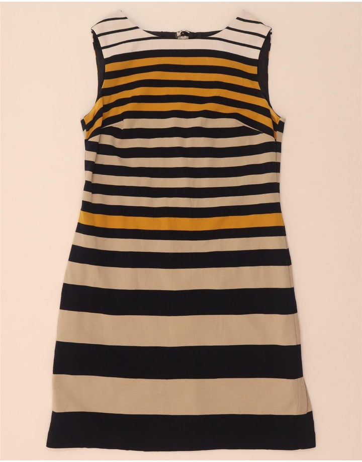 Marks & Spencer Damen Etuikleid UK 14 Mittel Marineblau gestreift