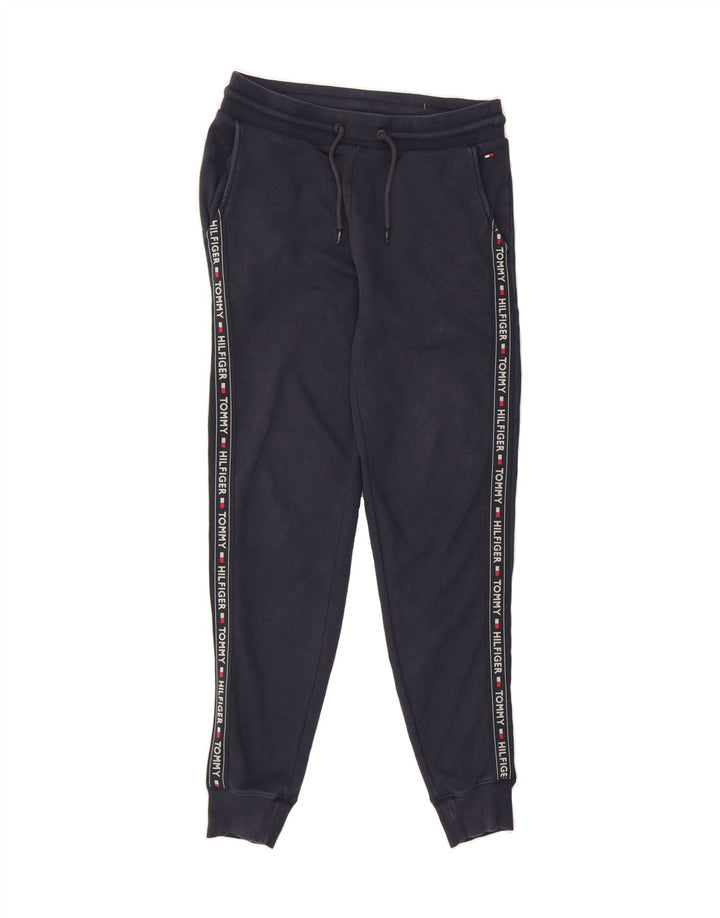 CHAMPION Mens Graphic Tracksuit Trousers Joggers Medium  Navy Blue Cotton Vintage Champion and Second-Hand Champion from Messina Hembry 