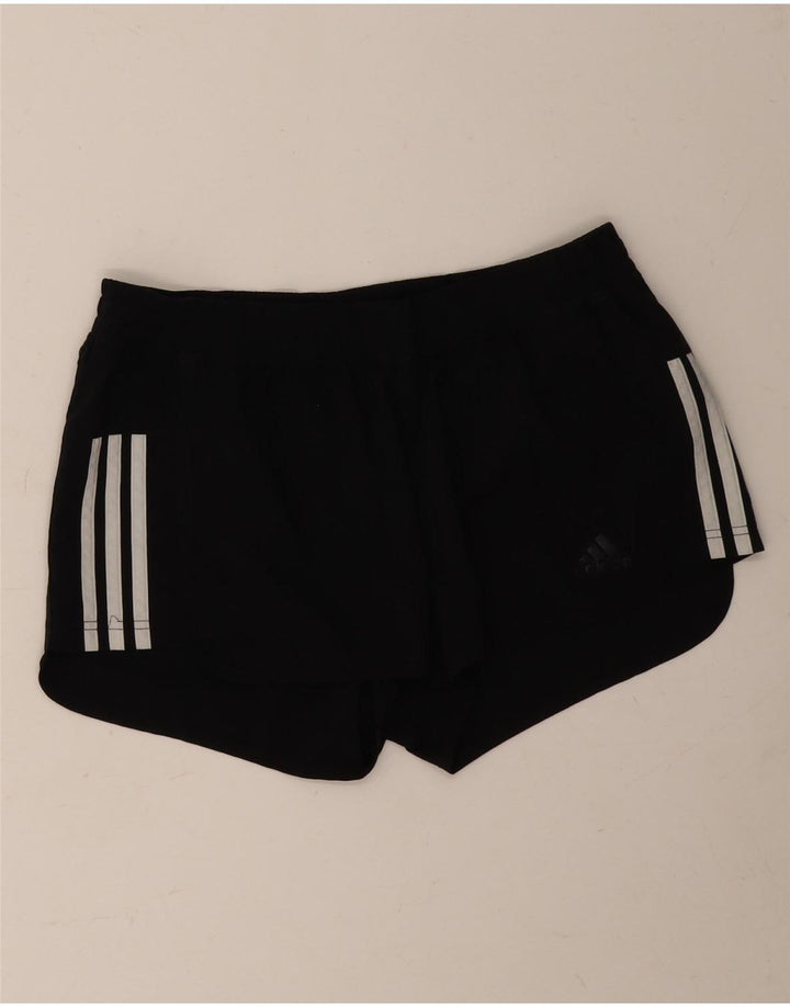 Adidas Damen Climalite Sport Shorts UK 12/14 Medium Schwarz Polyester