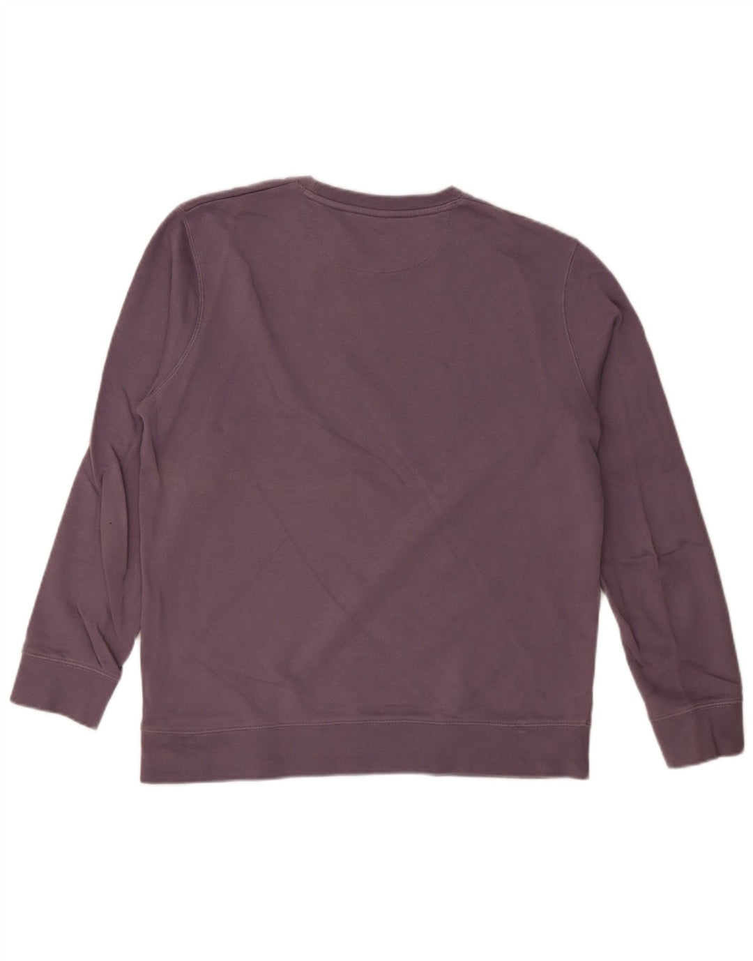 Wrangler Herren-Sweatshirt-Pullover aus mittelvioletter Baumwolle