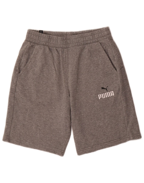 Puma Mens Sport Shorts Medium  Grey Cotton