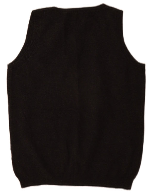 Zara Damen Weste Tank Top UK 14 Große graue Baumwolle