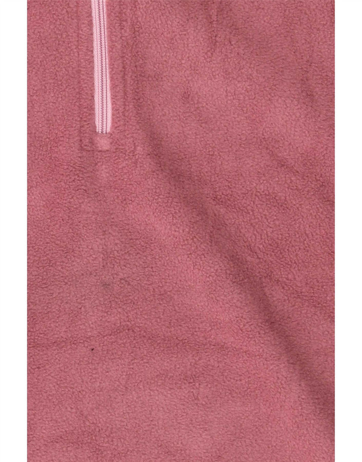 Mountain Warehouse Damen-Fleecepullover mit Reißverschluss am Hals, UK 12, Mittelrosa