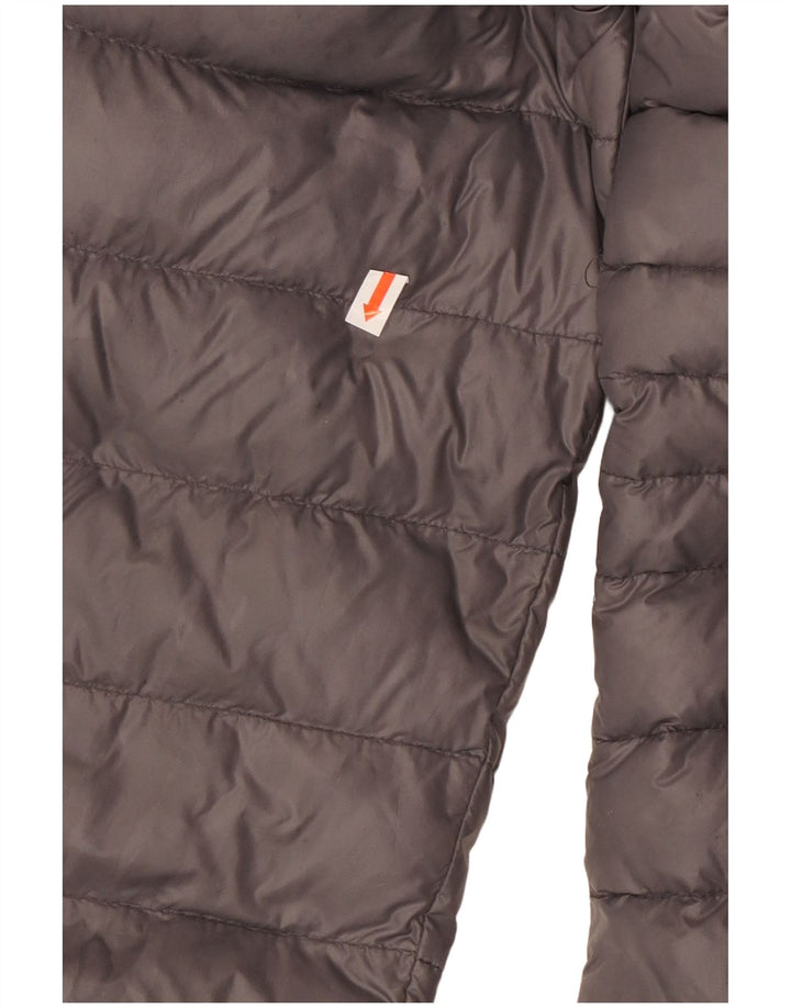 Kangaroos Wattierte Damenjacke mit Kapuze, UK 18, XL, Grau, Polyamid