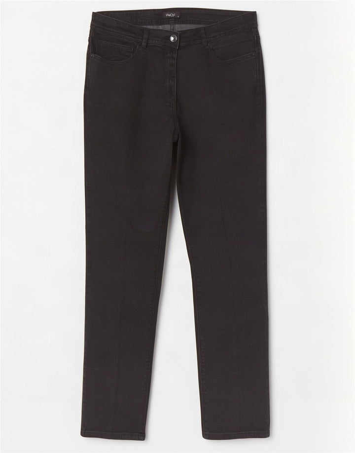 M&Co Damen Slim Jeans UK 12 Medium W32 L30 Schwarz