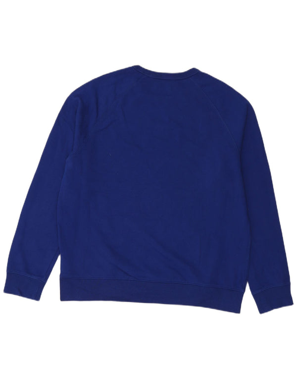 Marks & Spencer Herren-Sweatshirt, Pullover, Größe L, Blau, Baumwolle