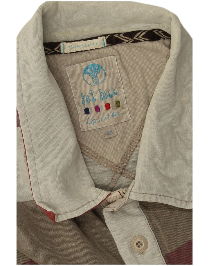 Fat Face Herren-Poloshirt, mittelgroß, mehrfarbig, gestreift, Baumwolle