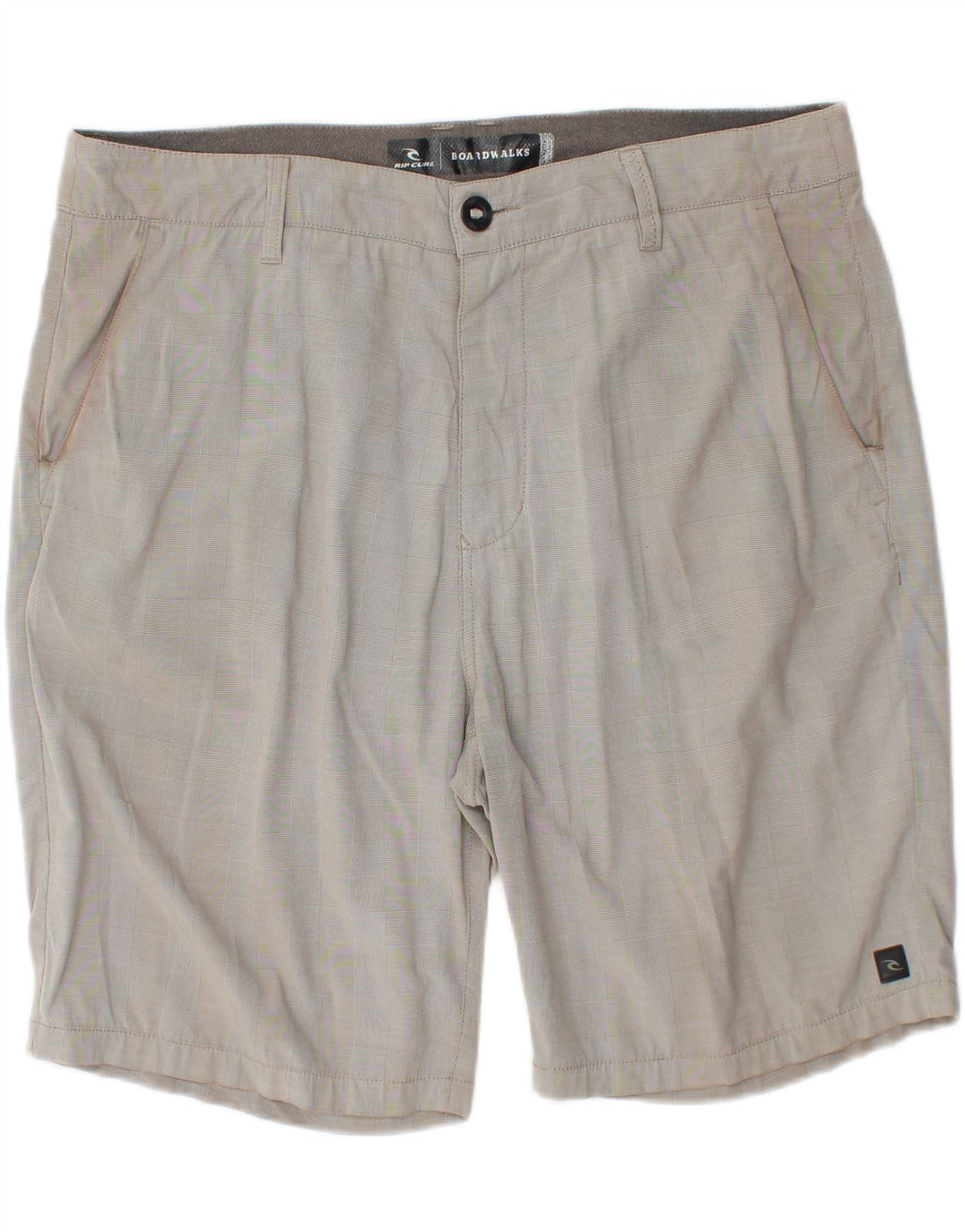 RIP CURL Herren Chinoshorts W38 XL Grau kariert
