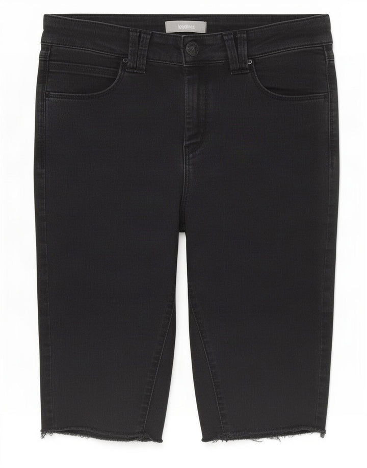 Marks & Spencer Damen Jeansshorts UK 12 Medium W30 Graue Baumwolle