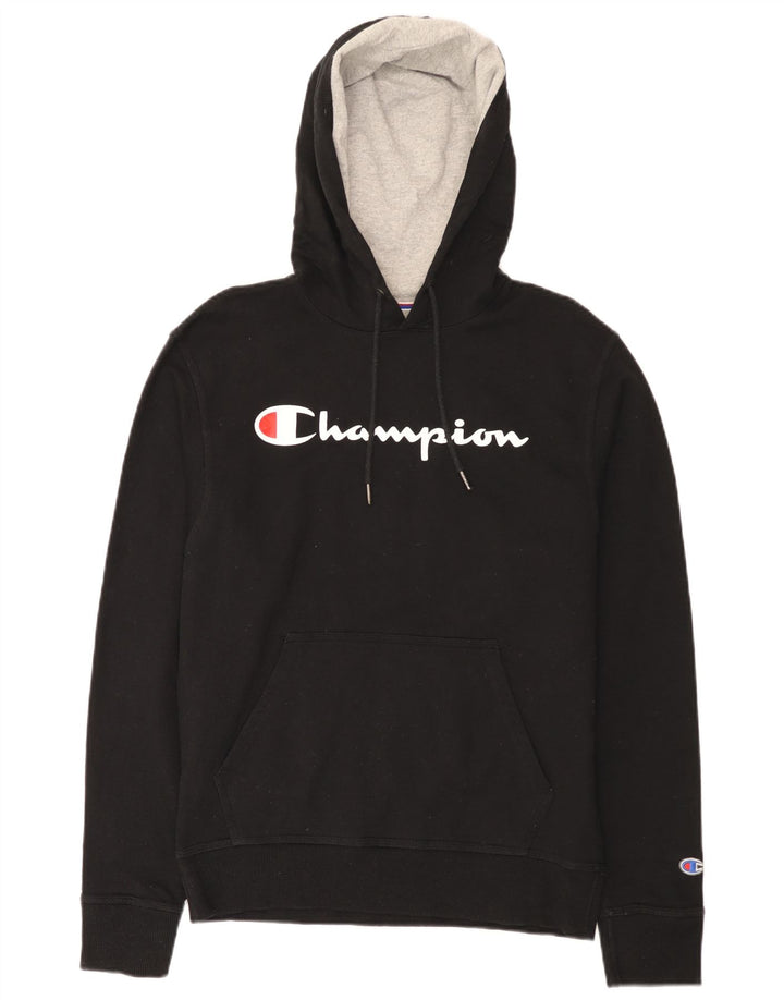 Champion Herren-Kapuzenpullover mit Grafik, Größe S, Schwarz