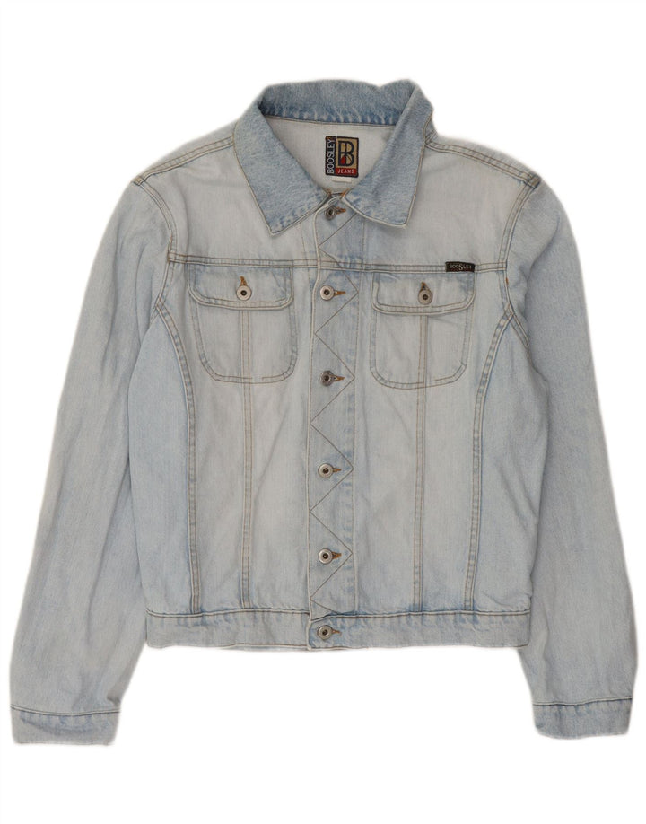 Boosley Herren Jeansjacke UK 38 Mittelblau