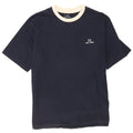 Fred Perry Herren T-Shirt Top Large Marineblau Baumwolle