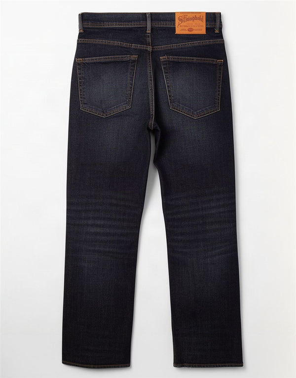 The Stronghold Damen Relaxed Fit Tapered Jeans IT 44 Medium W30 L26 Blau