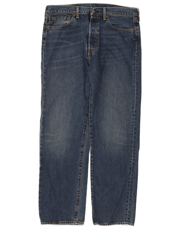 Levi's Herren 562 Straight Jeans W34 L32 Blaue Baumwolle