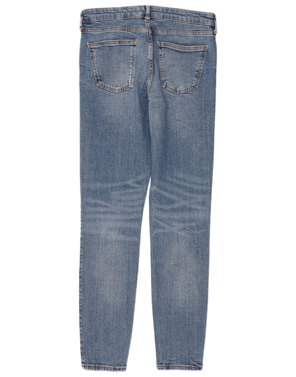 Zara Damen Skinny Jeans EU 38 Small W28 L29 Blaue Baumwolle